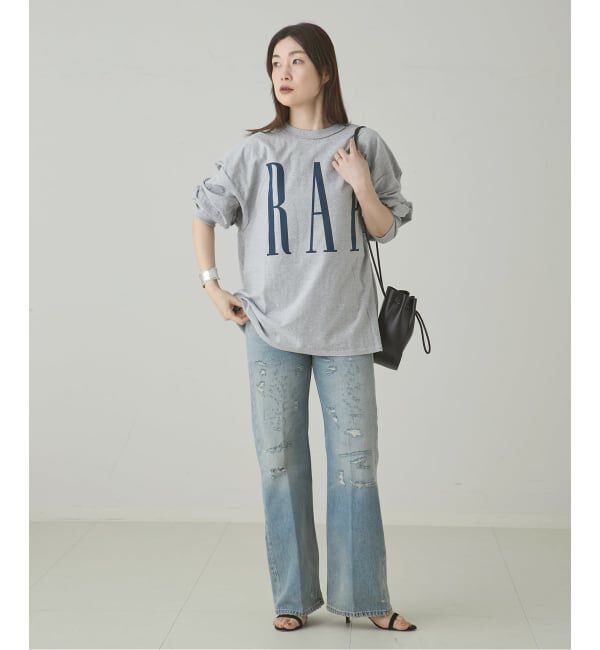 journal standard L'essage「【ISNESS MUSIC/イズネス ミュージック】 RAP LONG SLEEVE T-SHIRTS(IS」|Tシャツ・カットソー|