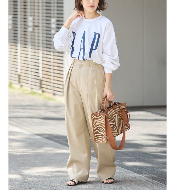 journal standard L'essage「【ISNESS MUSIC/イズネス ミュージック】 RAP LONG SLEEVE T-SHIRTS(IS」|Tシャツ・カットソー|