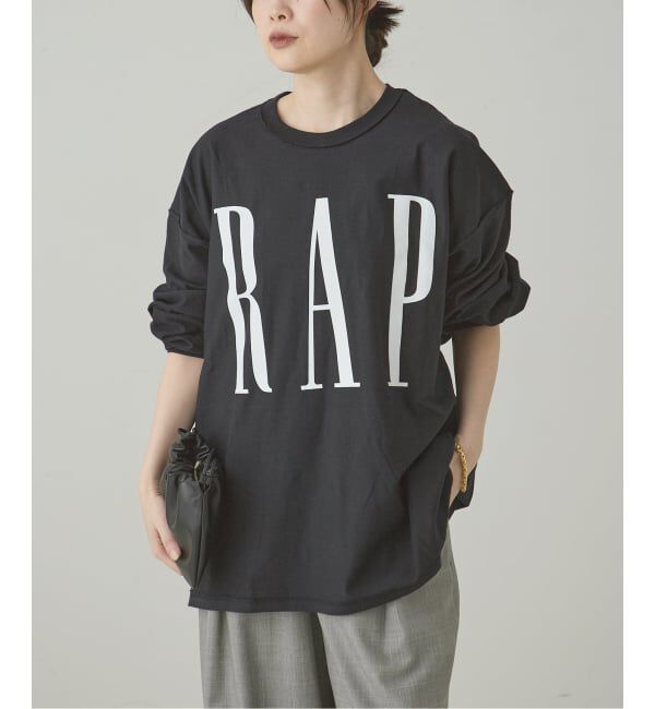 journal standard L'essage「【ISNESS MUSIC/イズネス ミュージック】 RAP LONG SLEEVE T-SHIRTS(IS」|Tシャツ・カットソー|