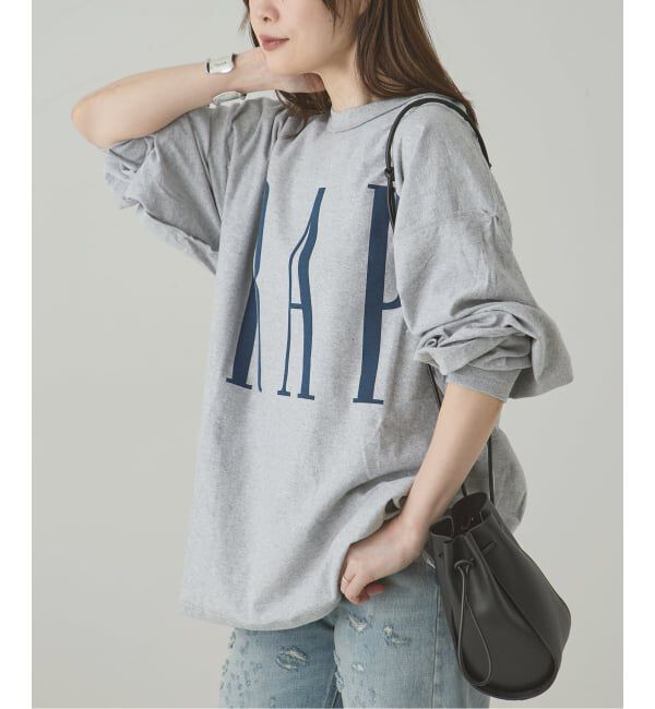 journal standard L'essage「【ISNESS MUSIC/イズネス ミュージック】 RAP LONG SLEEVE T-SHIRTS(IS」|Tシャツ・カットソー|