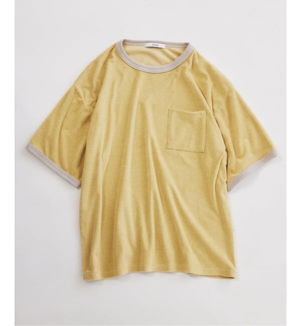 JOURNAL STANDARD relume「《予約》パイル リンガー Tシャツ」|Tシャツ・カットソー|イエロー B