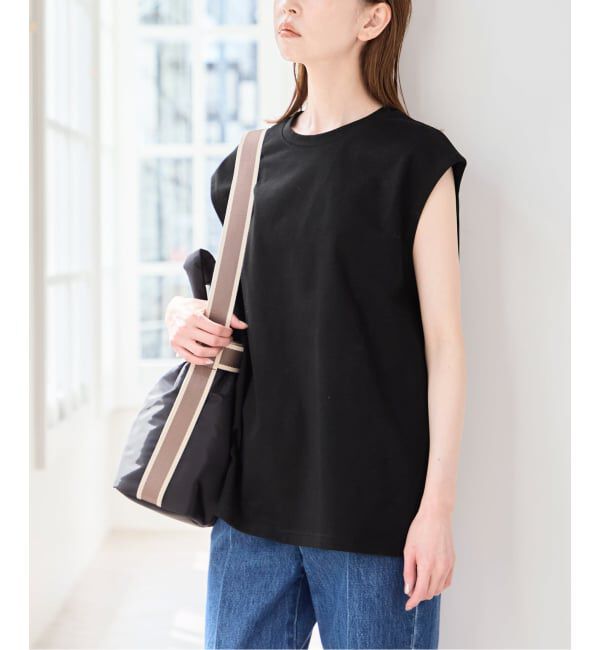 U by SPICK&SPAN「《予約》サイドスリットノースリーブ」|Tシャツ・カットソー|