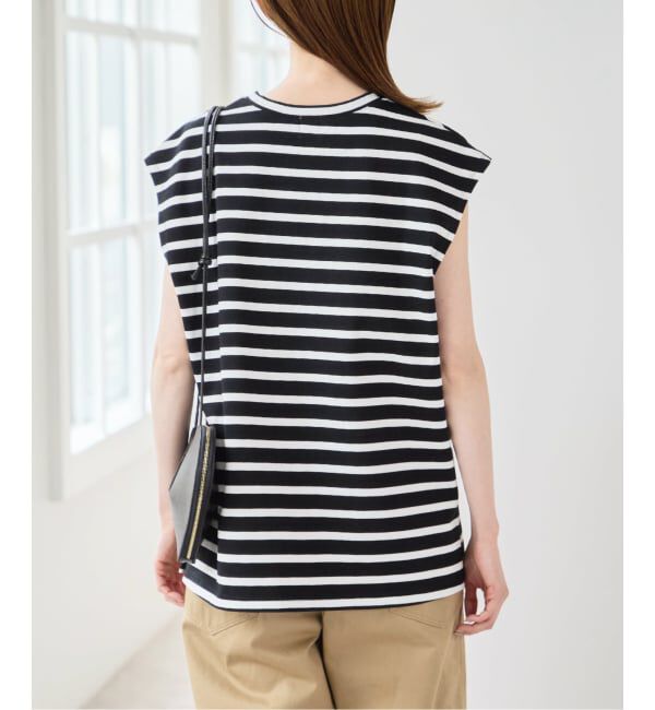 U by SPICK&SPAN「《予約》サイドスリットノースリーブ」|Tシャツ・カットソー|
