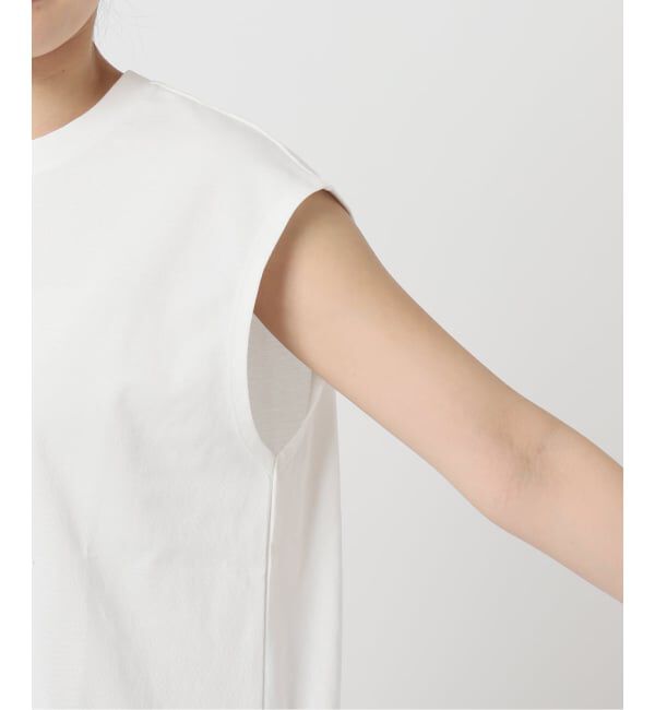 U by SPICK&SPAN「《予約》サイドスリットノースリーブ」|Tシャツ・カットソー|