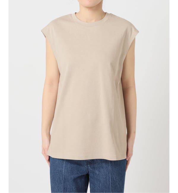 U by SPICK&SPAN「《予約》サイドスリットノースリーブ」|Tシャツ・カットソー|
