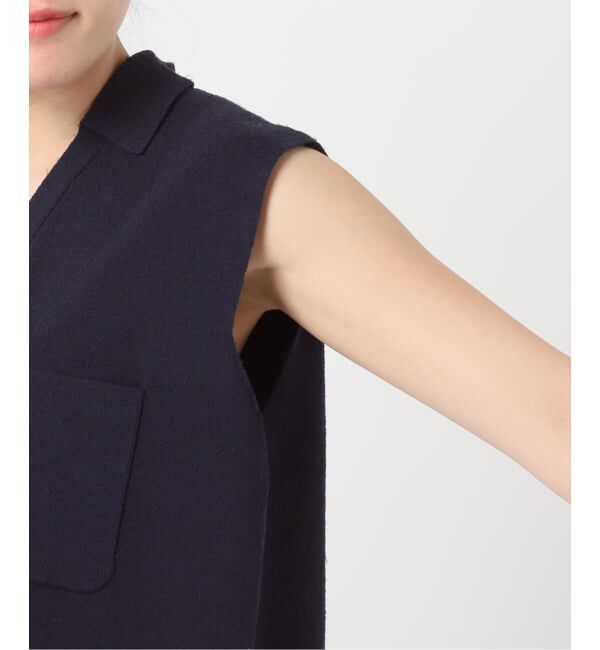 U by SPICK&SPAN「ブークレノースリーブニット」|ニット・セーター|