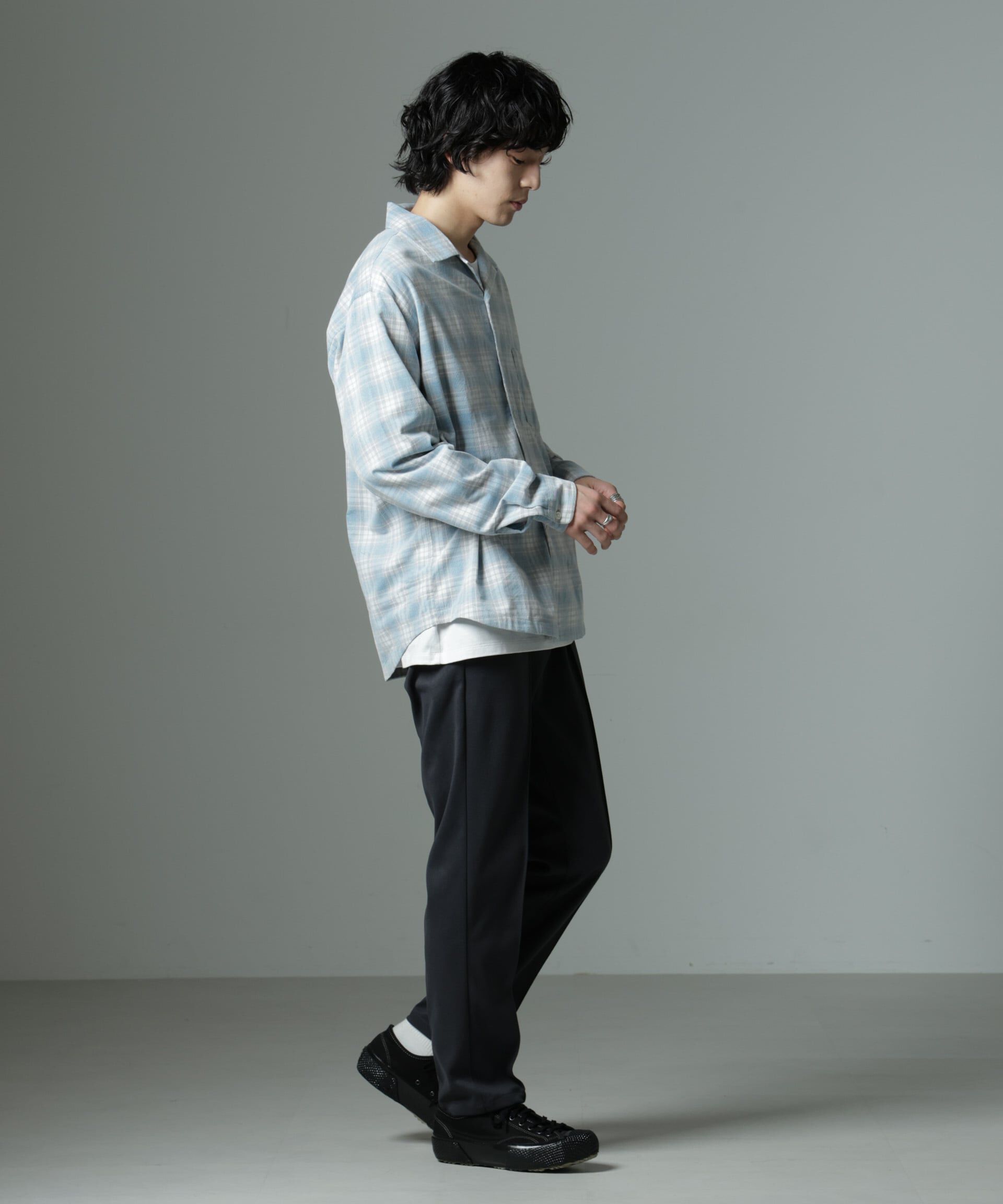 nano･universe「「MC」coveross(R)TECH WARM 裏起毛ツイル イージースラックス」|チノ|