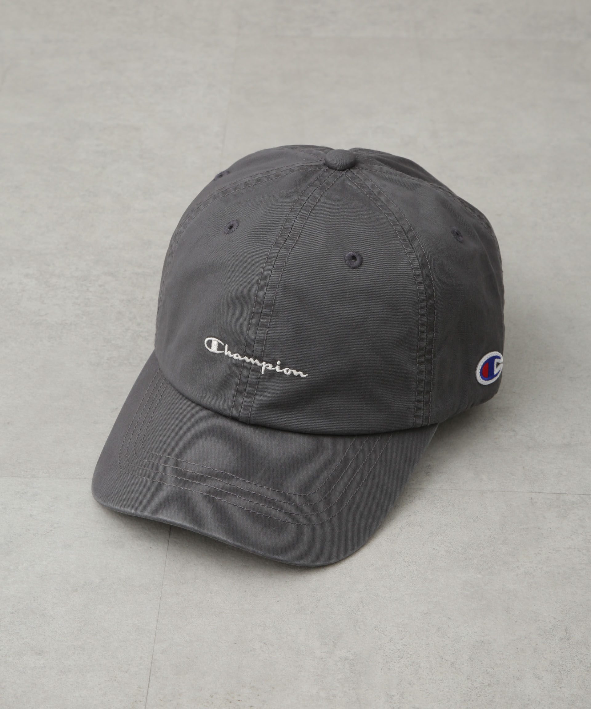 nano･universe「Champion/ウォッシュツイルハイキャップ」|キャップ・キャスケット|チャコール3