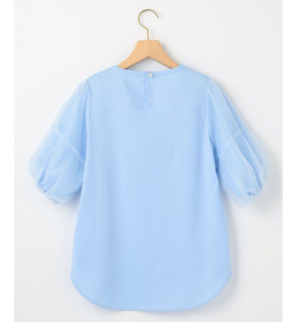 組曲「【人気につき新色追加！】チュールスリーブ カットソー」|Tシャツ・カットソー|
