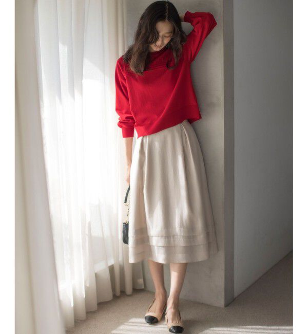 組曲「透かし柄 ニットプルオーバー」|ニット・セーター|