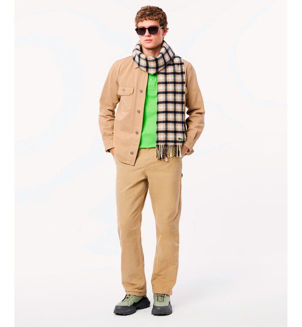 LACOSTE「オーガニックコットン ヘビーオンス  ガーメントダイ ヴィンテージデニムシャツ」|シャツ・ブラウス|