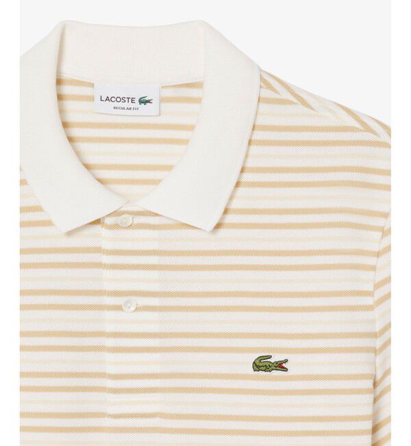 LACOSTE「マルチボーダー鹿の子地ポロシャツ」|ポロシャツ|
