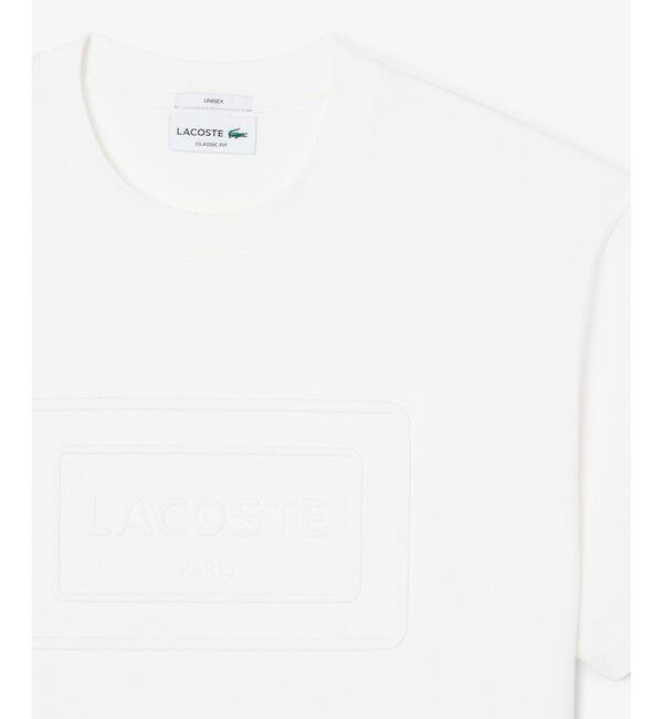 LACOSTE「エンボスパリロゴ クルーネックTシャツ」|Tシャツ・カットソー|