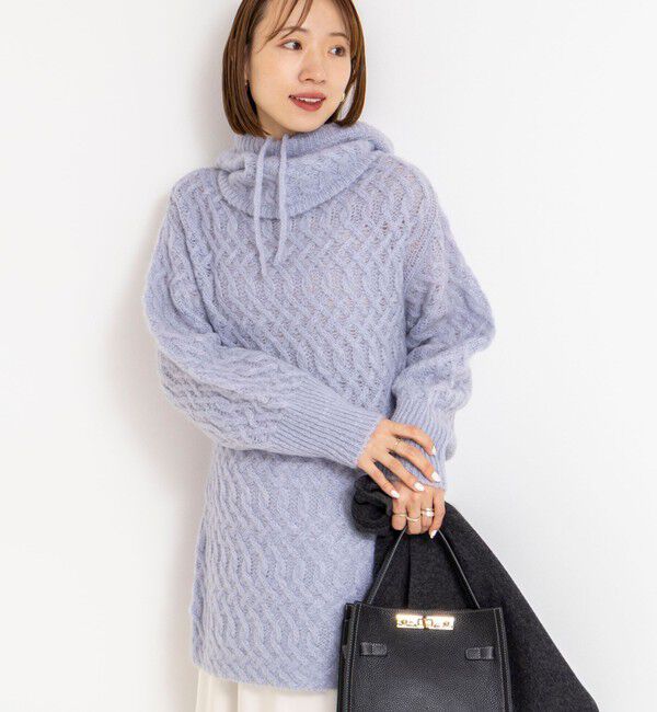 NOLLEY'S sophi「【WALANCE/ワランス】wool mohair cable balaclava」|ニット・セーター|