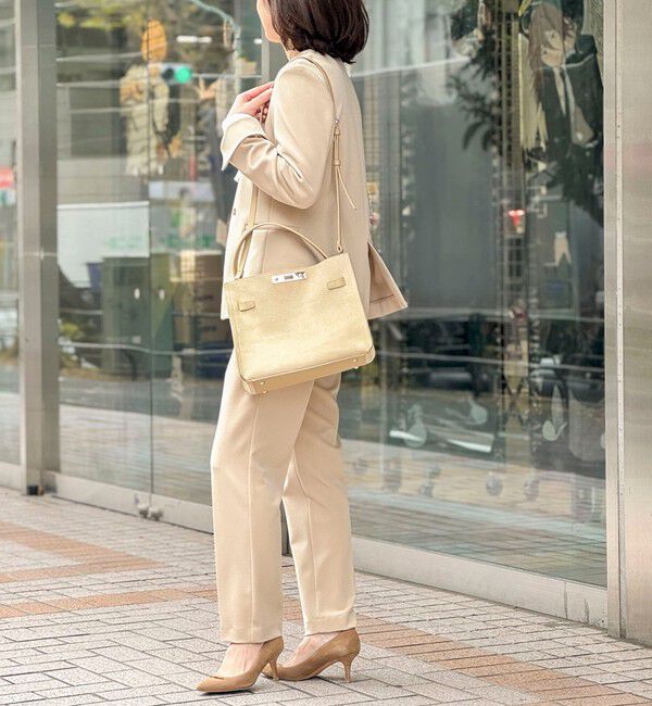 NOLLEY'S sophi「《セットアップ対応》ウォッシャブルWクロス2WAYストレッチテーパードパンツ」|その他|