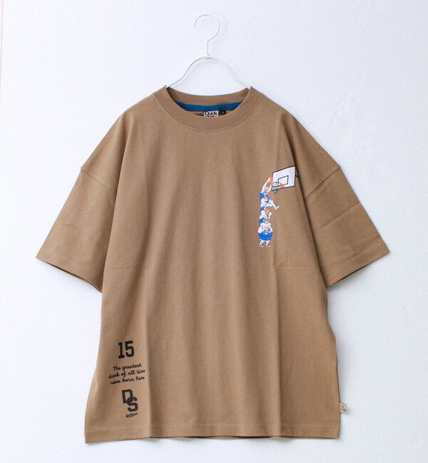 FREDY MAC「【Duckster/ダックスター】16/-天竺DUNKルーズTEE」|Tシャツ・カットソー|ベージュ
