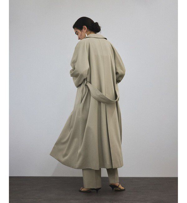 SALON adam et rope'「VISTO WOOL GABA スタンドカラーコート」|ステンカラーコート|