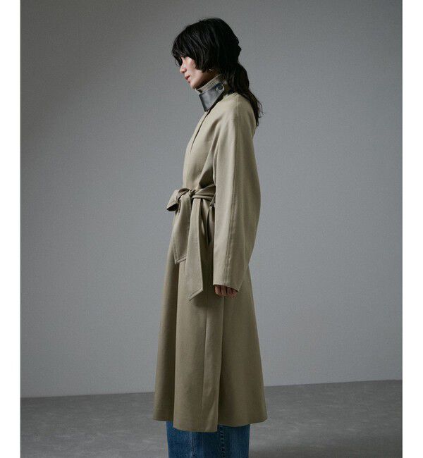 SALON adam et rope'「VISTO WOOL GABA スタンドカラーコート」|ステンカラーコート|