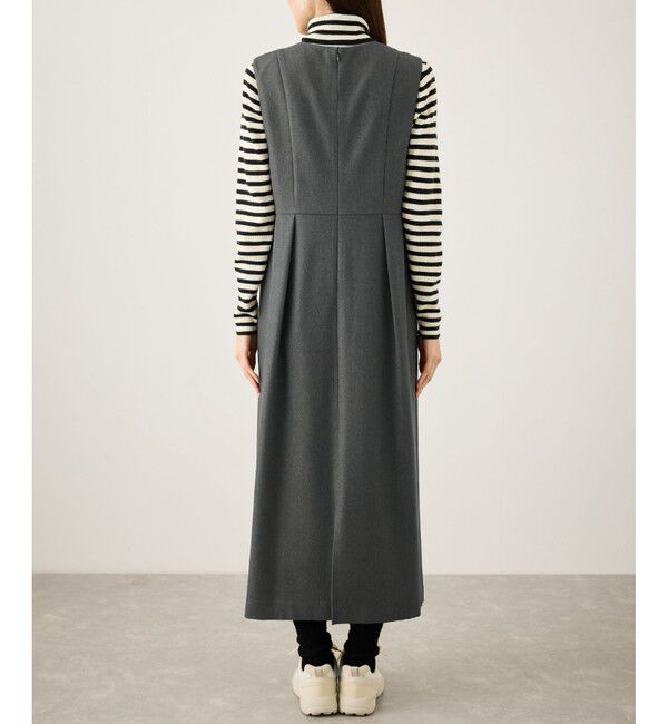 Rope&rsquo;Picnic「キーネックジャンパースカート」|ワンピース|