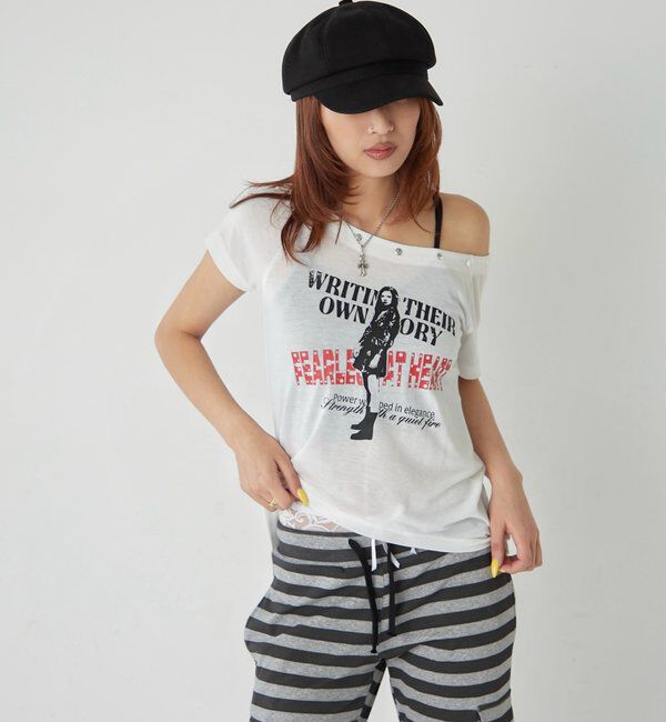  「エリオットラウンドヘムシアーTEE」|Tシャツ・カットソー|