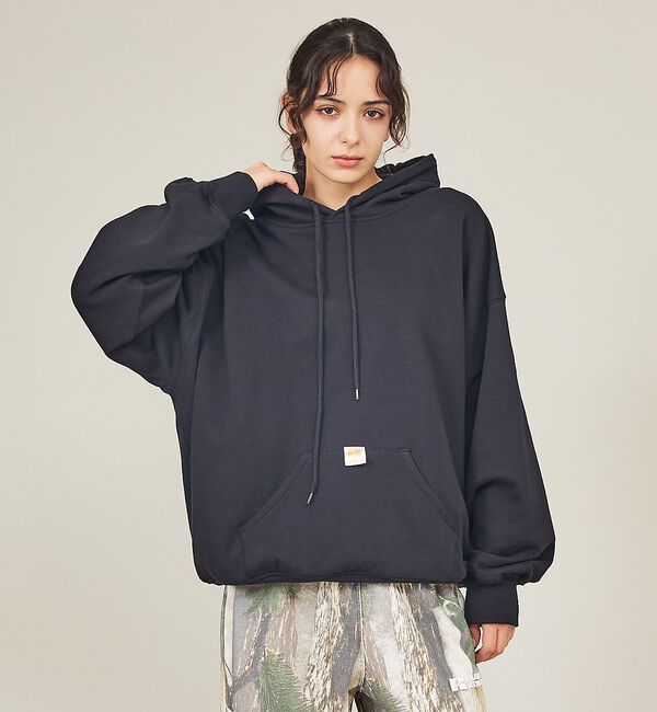 ABAHOUSE「【BerBerJin &times; RUSSELL ATHLETIC】NuBlend &times;」|パーカー|ブラック