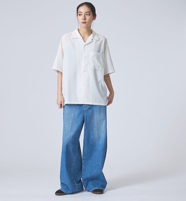 ABAHOUSE「【FORTUNA/フォルトゥナ】ECOTECOpenCollarShirts/エ」|シャツ・ブラウス|