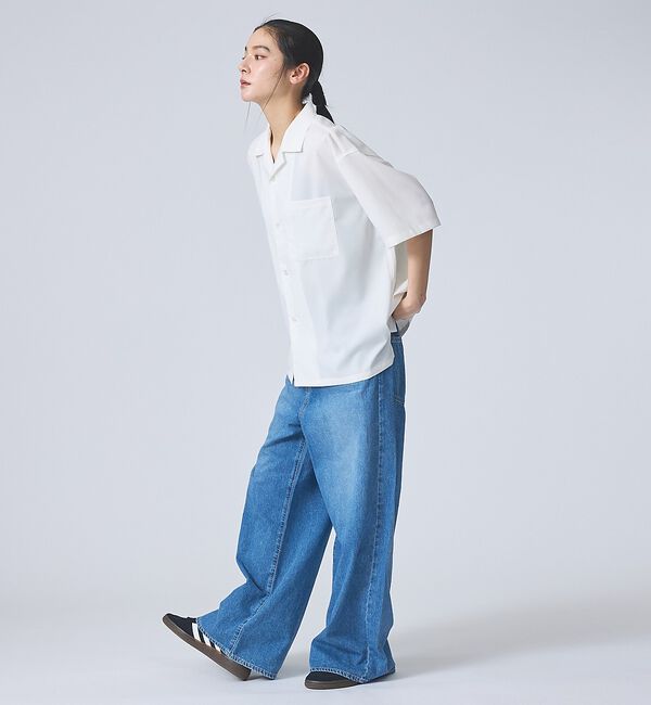 ABAHOUSE「【FORTUNA/フォルトゥナ】ECOTECOpenCollarShirts/エ」|シャツ・ブラウス|