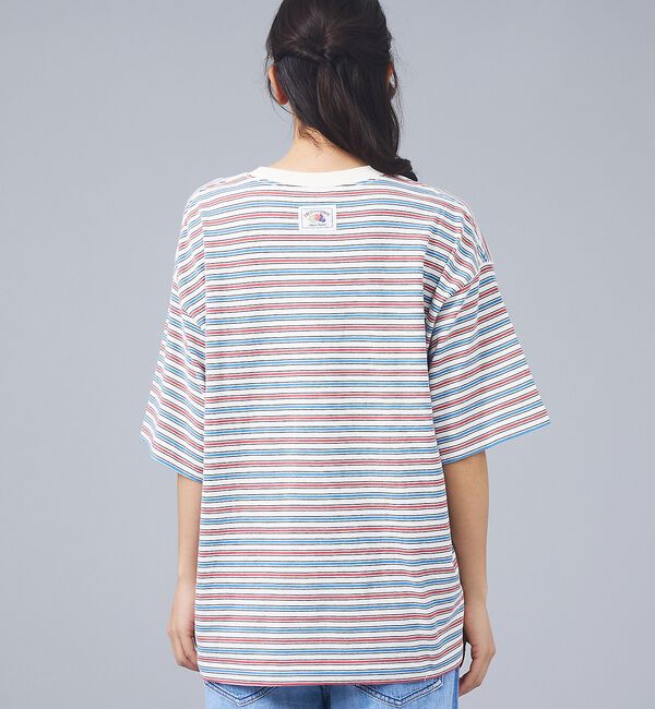 ABAHOUSE「【FRUIT OF THE LOOM/フルーツ・オブ・ザ・ルーム】ピーチ起毛ボー」|Tシャツ・カットソー|