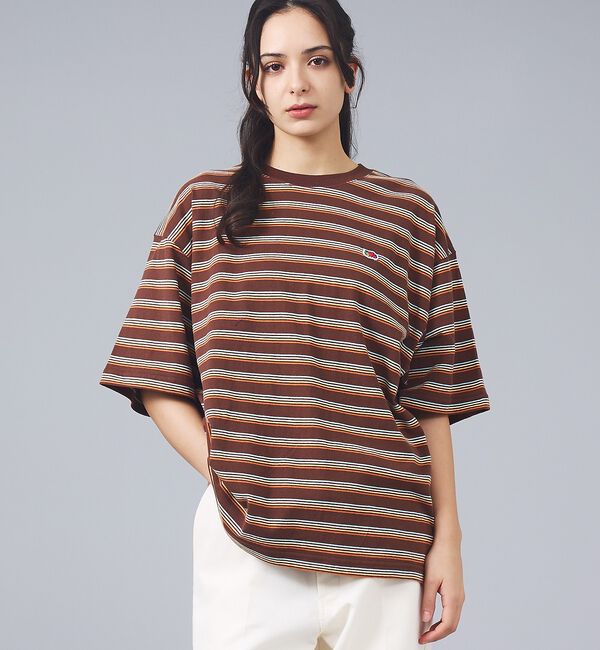 ABAHOUSE「【FRUIT OF THE LOOM/フルーツ・オブ・ザ・ルーム】ピーチ起毛ボー」|Tシャツ・カットソー|