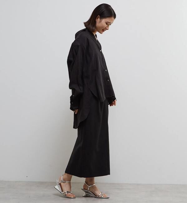 Soffitto「テンセル麻シアービックシルエットシャツ」|シャツ・ブラウス|