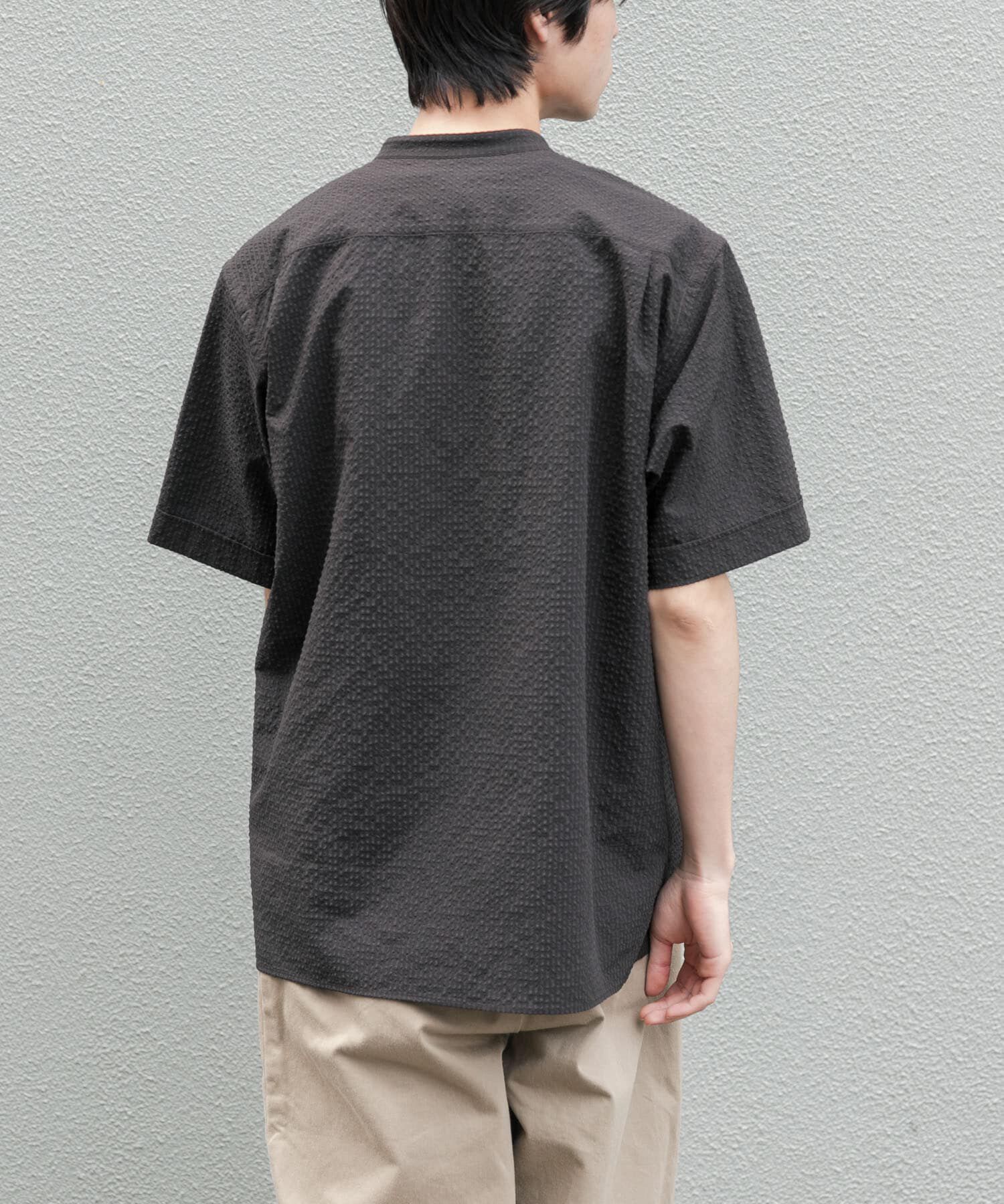 URBAN RESEARCH DOORS「FORK&SPOON　アニヴェンサッカーシャツ」|シャツ・ブラウス|