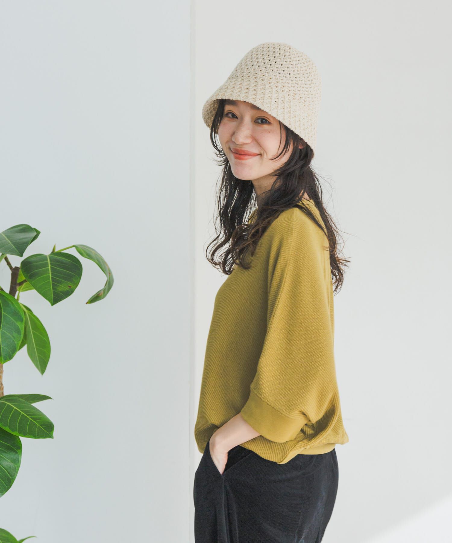URBAN RESEARCH DOORS「タックフライスワイドTシャツ」|Tシャツ・カットソー|