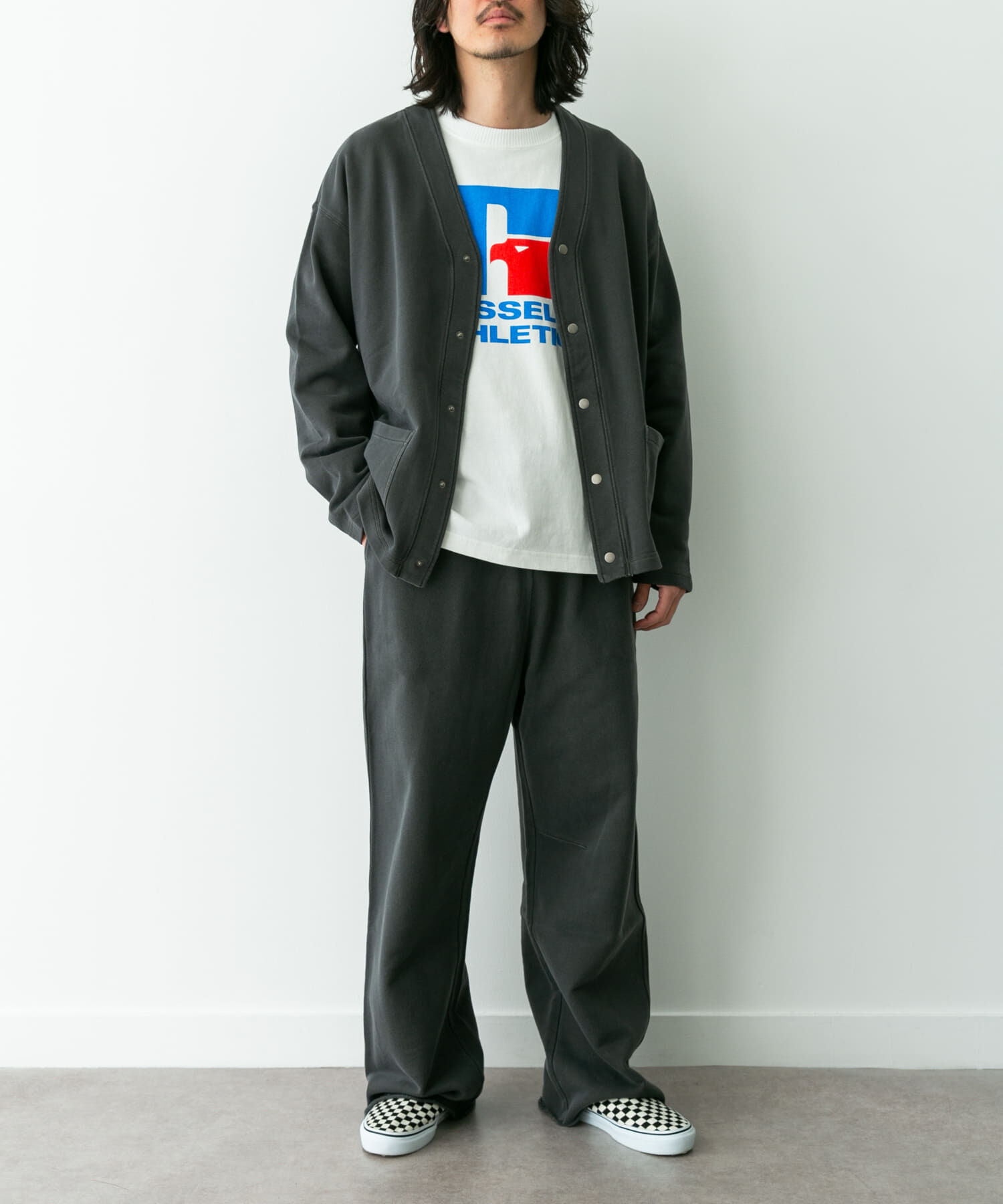Sonny Label 「スウェットVネックカーディガン」|スウェット・ジャージ|
