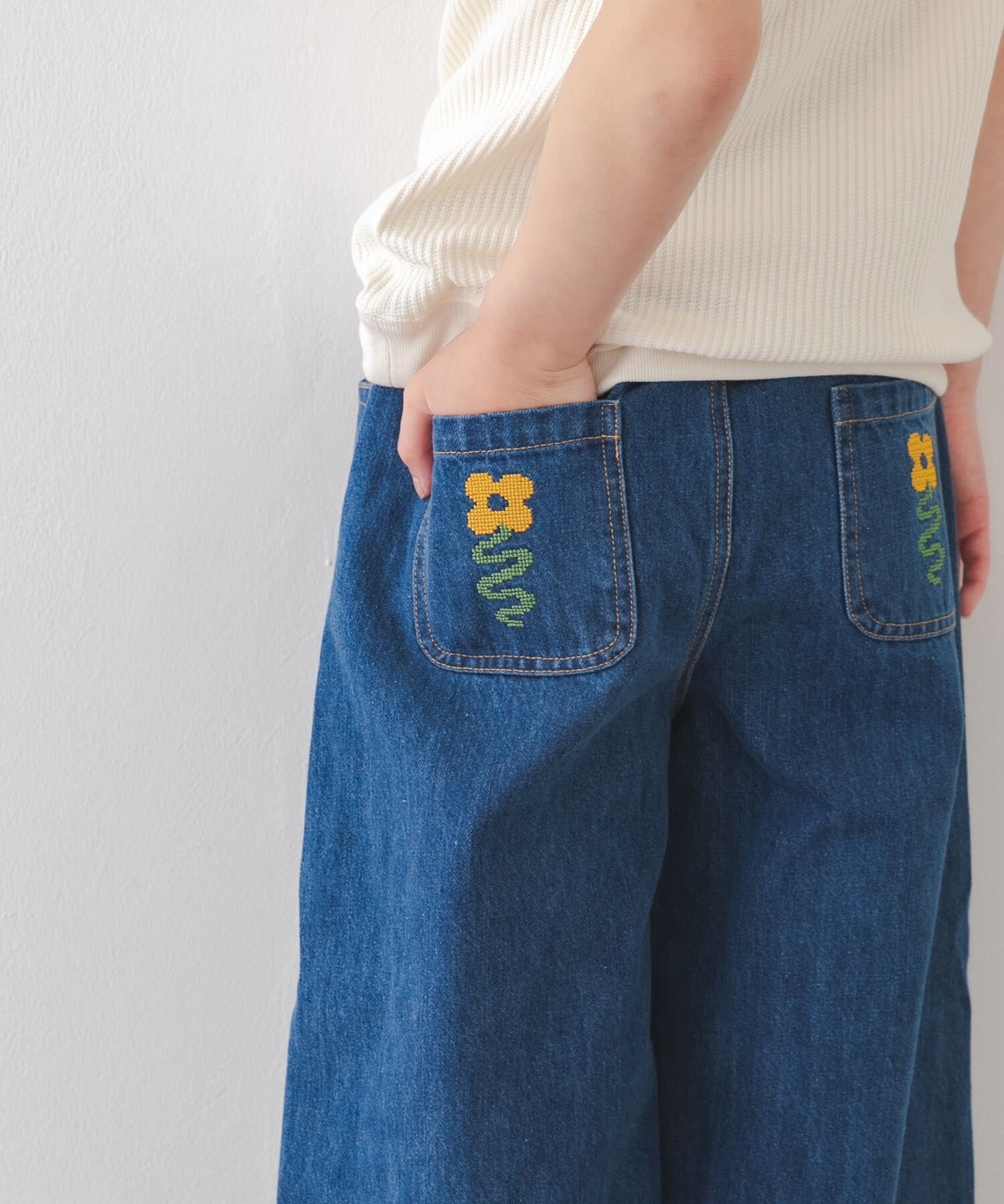 URBAN RESEARCH DOORS「『別注カラー』Solii+Sola　CROSS STITCH DENIM(KIDS)」|その他|