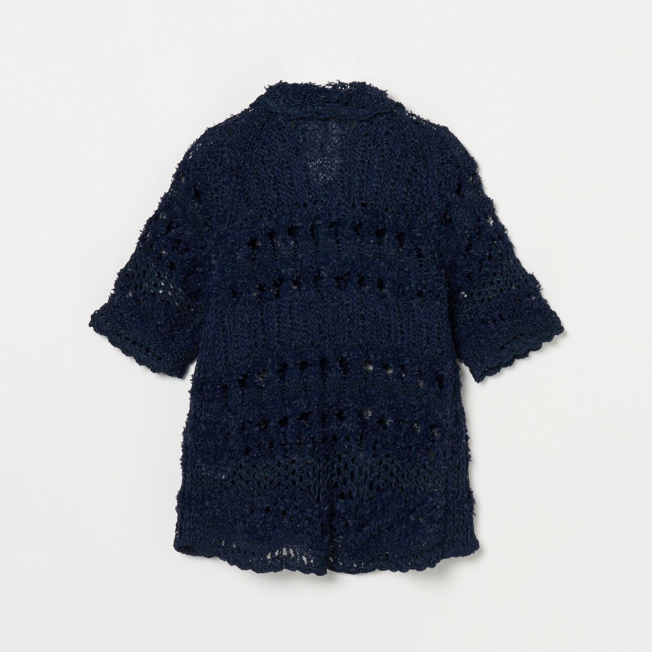  「boussole SHORT SLEEVE POLO CARDIGAN」|ニット・セーター|