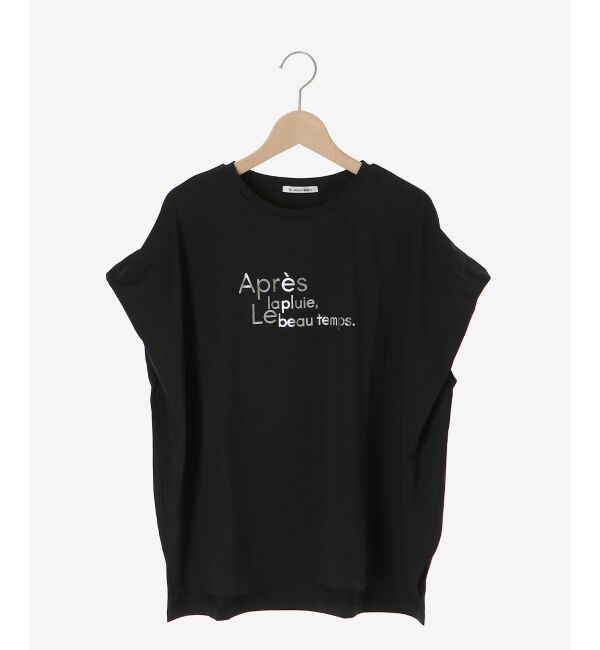  「《WEB限定アイテム》ショルダータック箔プリントTシャツ」|Tシャツ・カットソー|