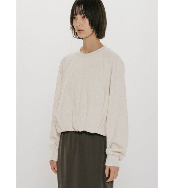 MIDIUMISOLID「MIDIUMISOLID for Ladies バルーンスウェットプルオーバー」|Tシャツ・カットソー|