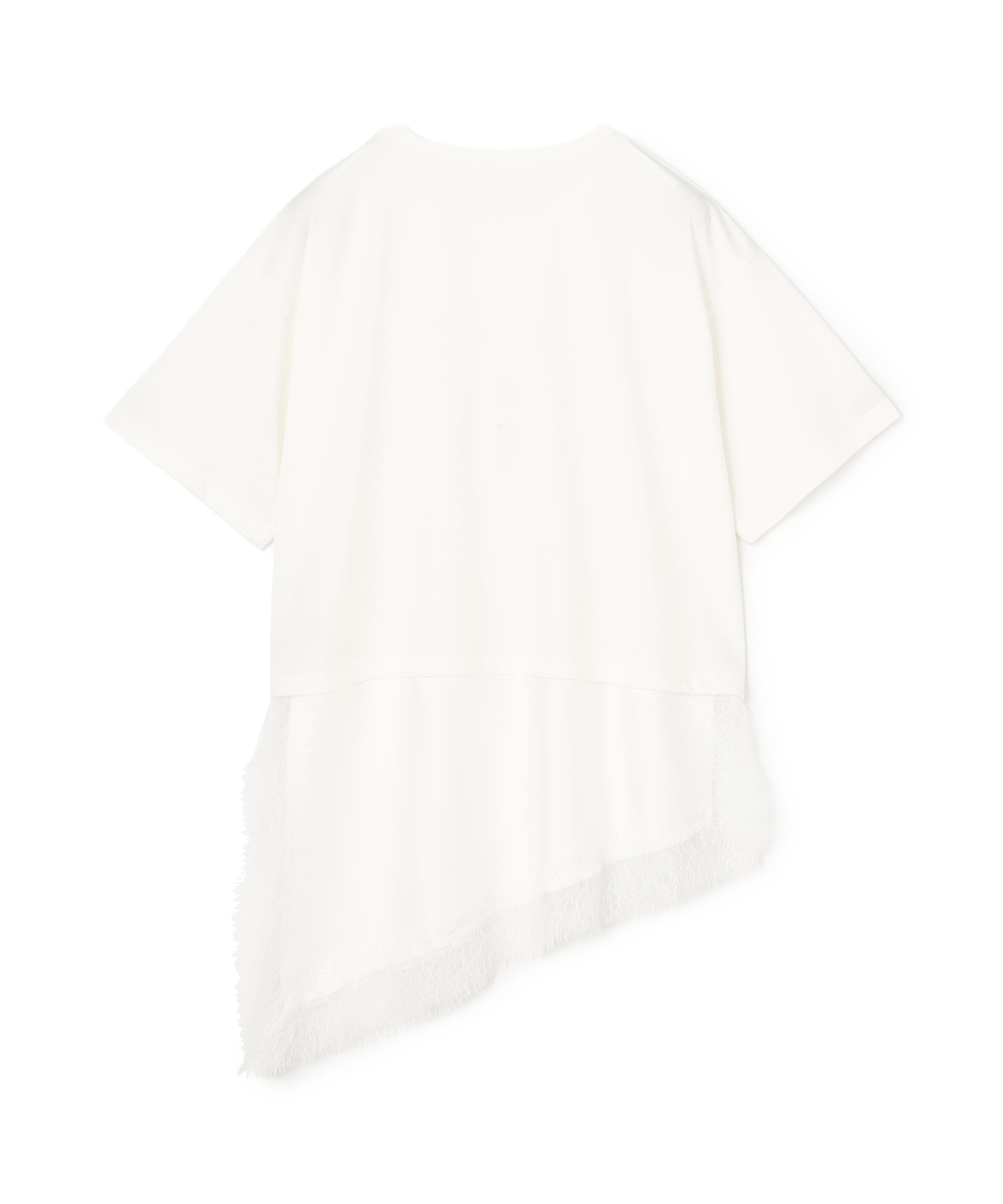  「レースドッキングロゴTシャツ」|Tシャツ・カットソー|