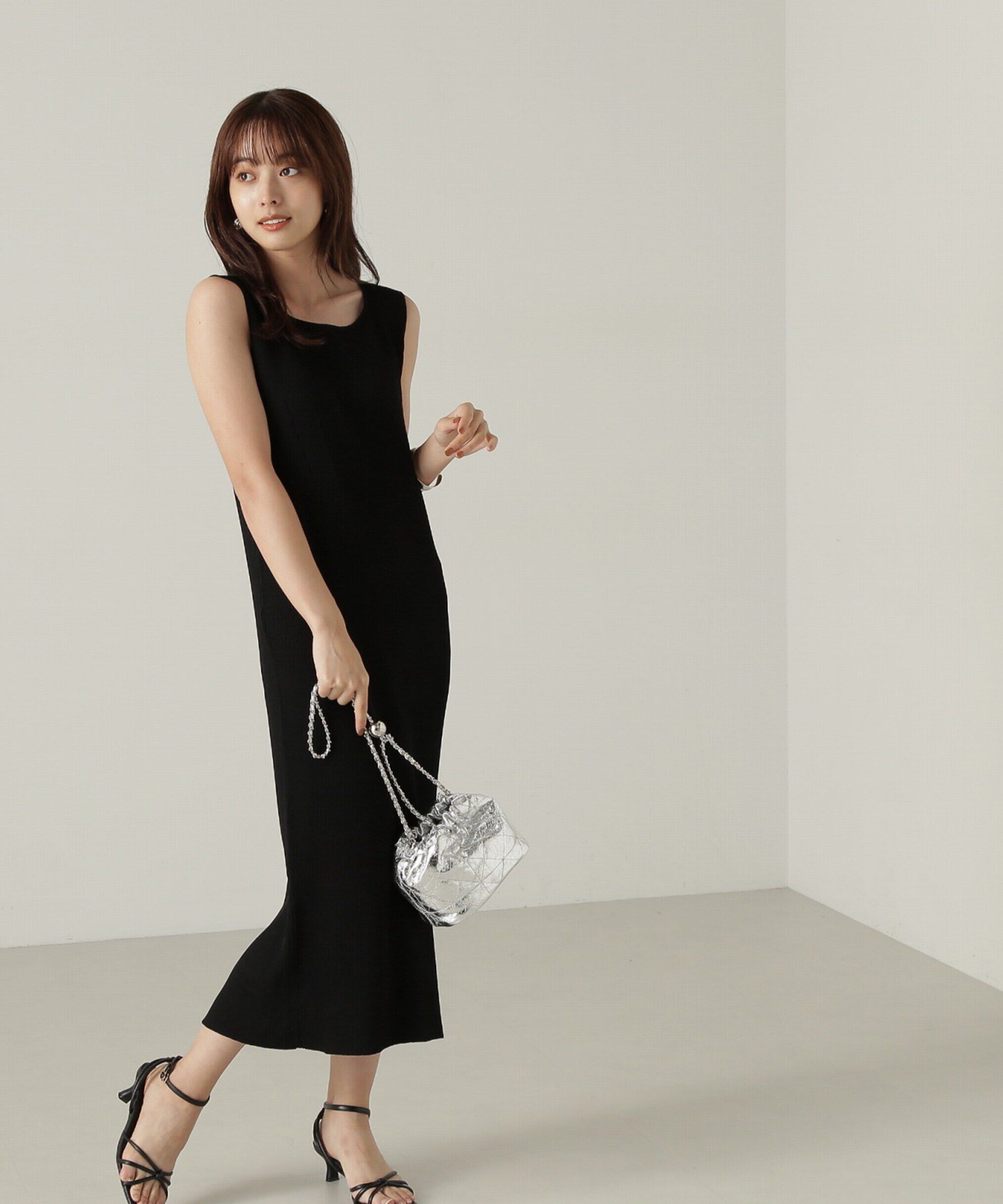 PROPORTION BODY DRESSING「リブカーデ付ニットナローワンピース」|ワンピース|