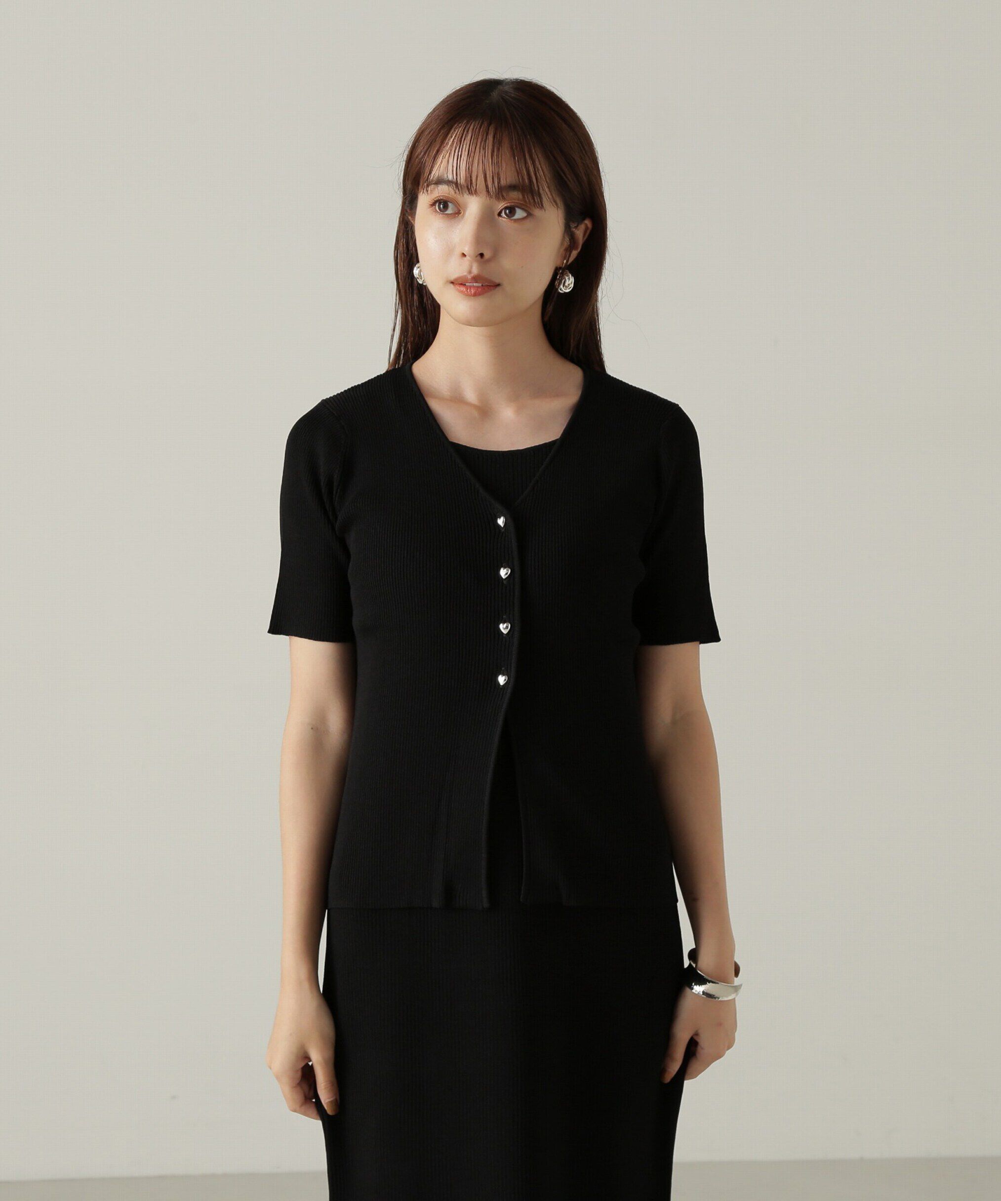 PROPORTION BODY DRESSING「リブカーデ付ニットナローワンピース」|ワンピース|