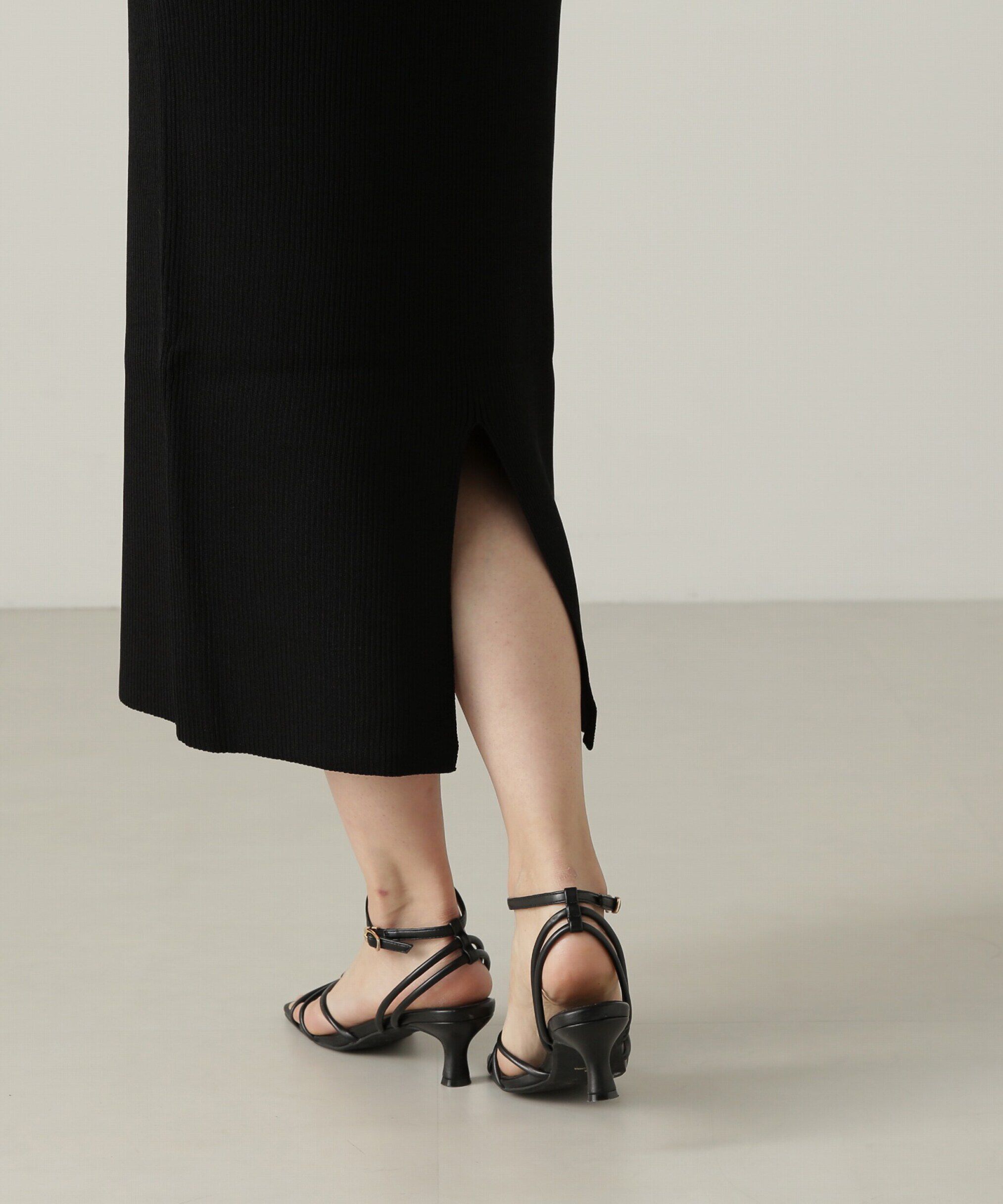 PROPORTION BODY DRESSING「リブカーデ付ニットナローワンピース」|ワンピース|