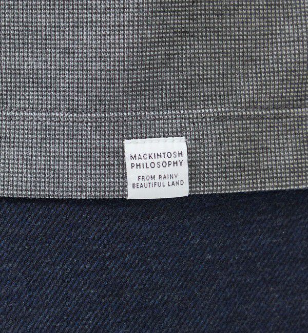 MACKINTOSH PHILOSOPHY「ストレッチミラノリブ VネックロンＴ」|Tシャツ・カットソー|