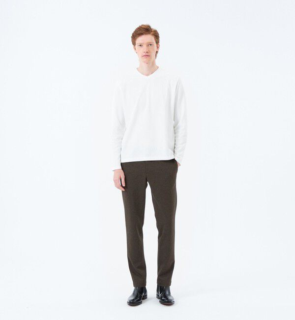 MACKINTOSH PHILOSOPHY「ストレッチミラノリブ VネックロンＴ」|Tシャツ・カットソー|