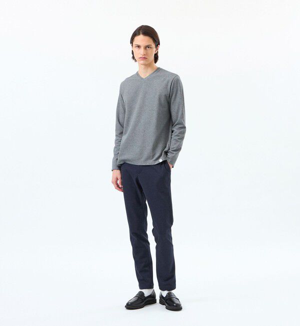 MACKINTOSH PHILOSOPHY「ストレッチミラノリブ VネックロンＴ」|Tシャツ・カットソー|