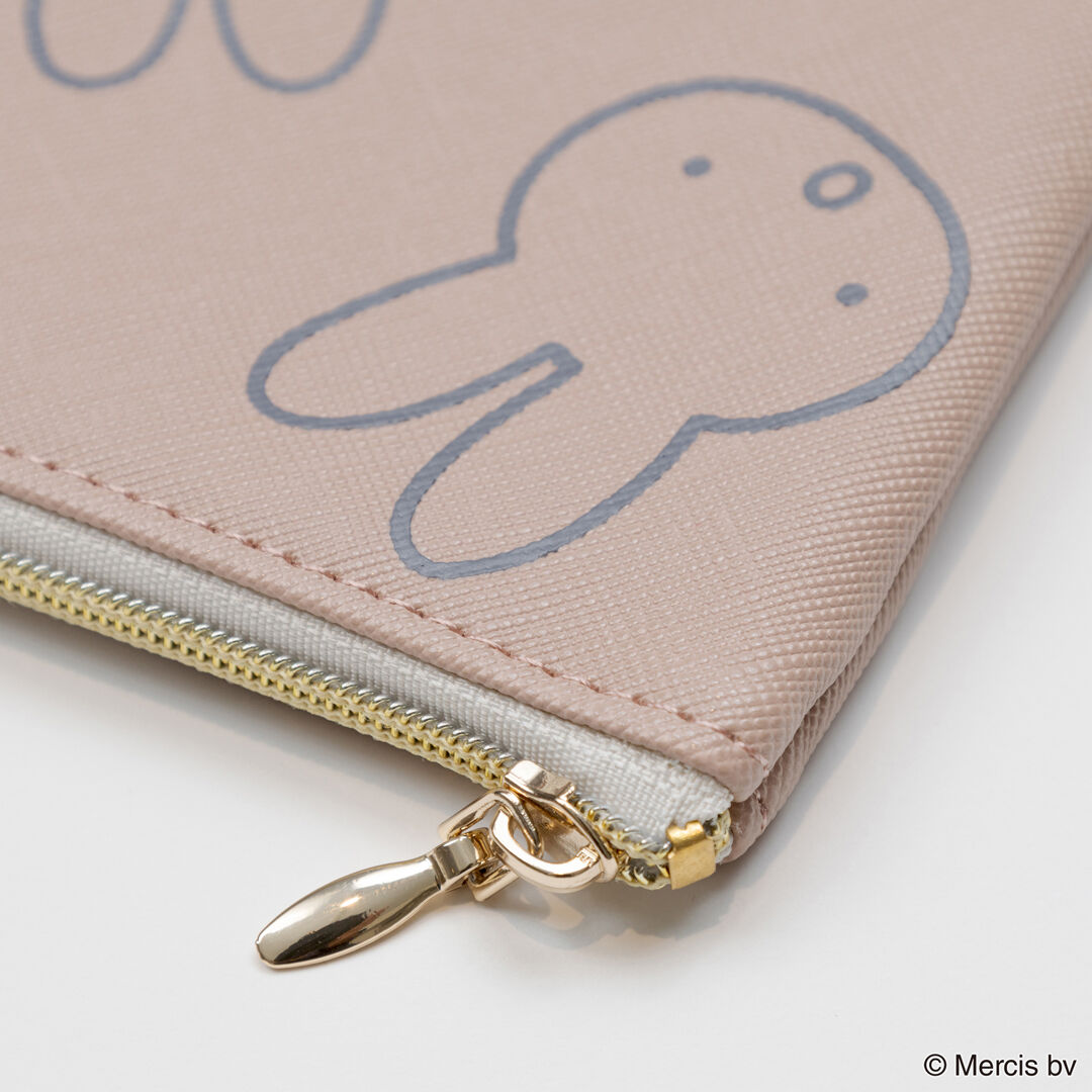  「MIFFY LARGE MOTIFミニフラットポーチ」|ポーチ|