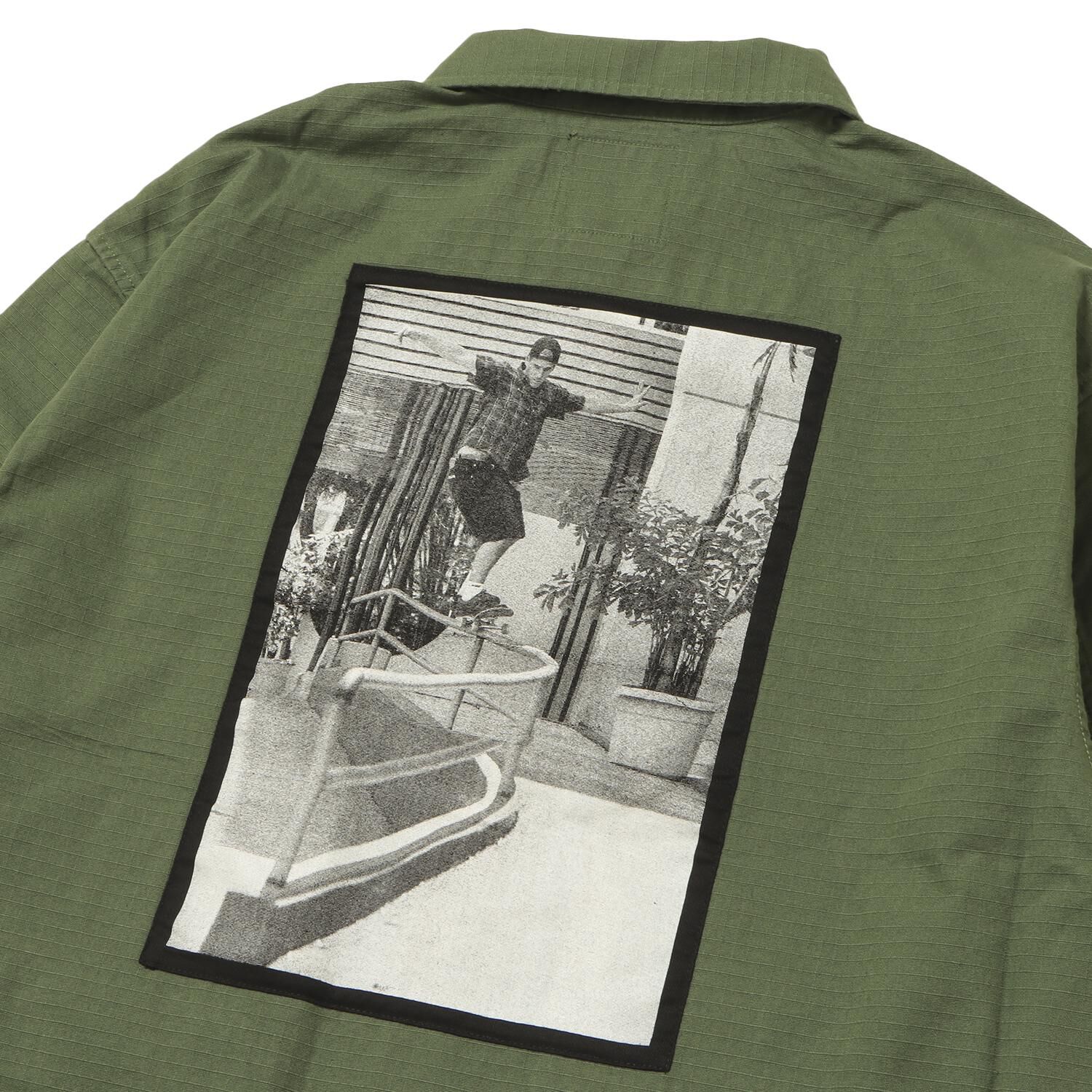 VANS「【VANSｱﾊﾟﾚﾙ】Skate Atiba Military Overshirt」|ポロシャツ|