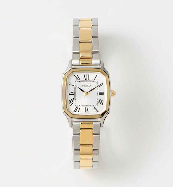 UNITED ARROWS「【別注】＜SEIKO＞スクエア 2トーン メタル 腕時計」|腕時計|