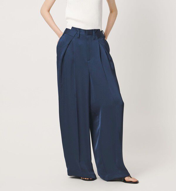 AEWEN MATOPH「＜AEWEN MATOPH＞サテンインタックパンツ ‐ ウォッシャブル - 」|その他|