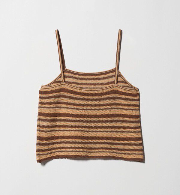 BEAUTY&YOUTH UNITED ARROWS「コットン メッシュ ボーダー キャミソール」|キャミソール|