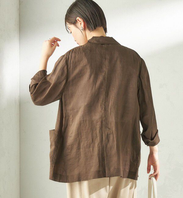SHIPS for women「〈手洗い可能〉ラミー 4 ジャケット 26SS」|テーラードジャケット|
